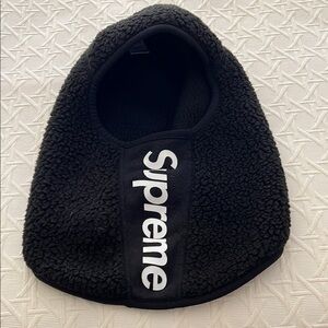 Supreme Black Face Mask